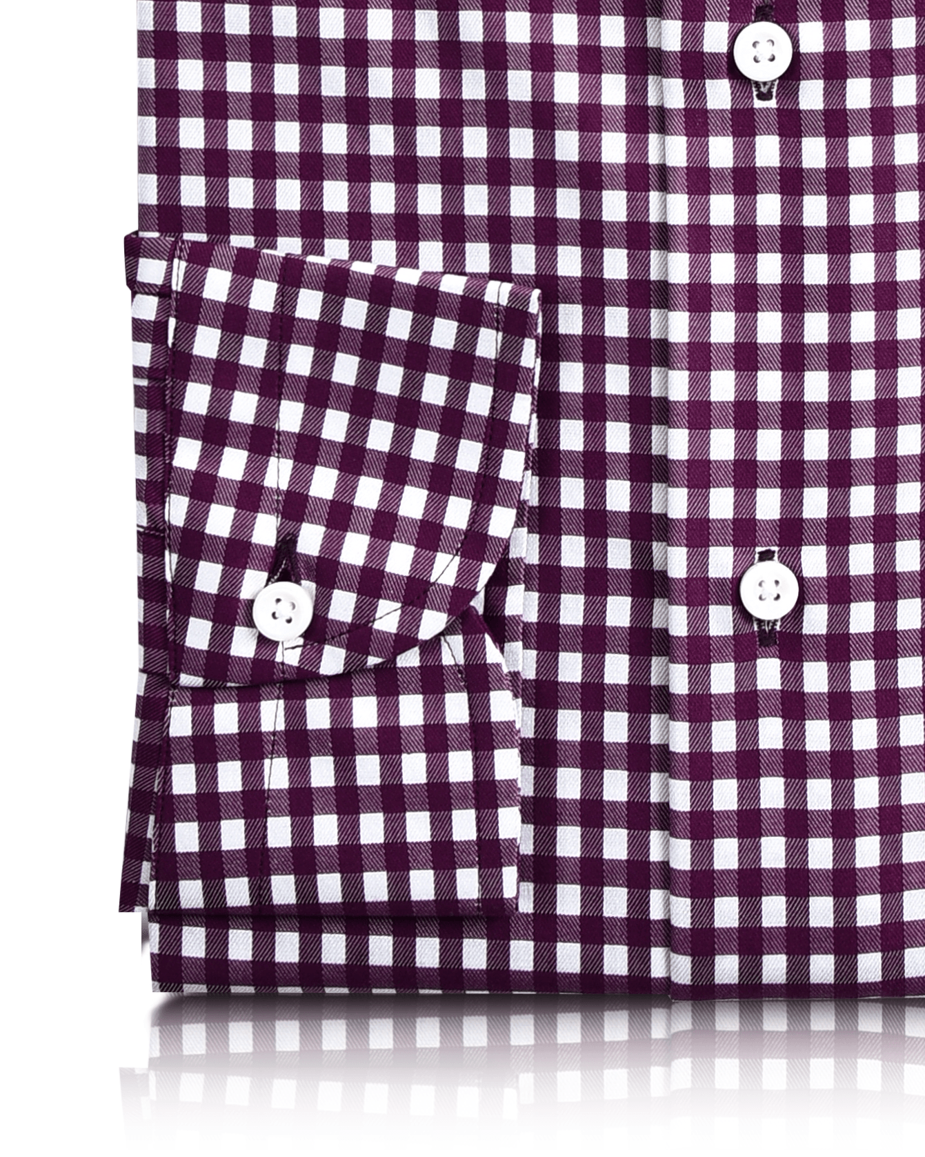 EZS Monti Kleines Gingham-Muster in Zartrosa