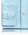 Chemise à rayures bleu turquoise