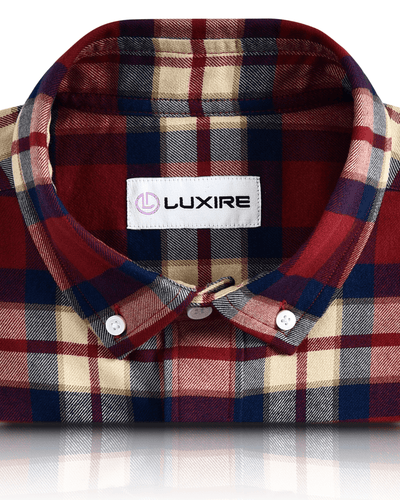 Rot Blau Ecru - Tartan