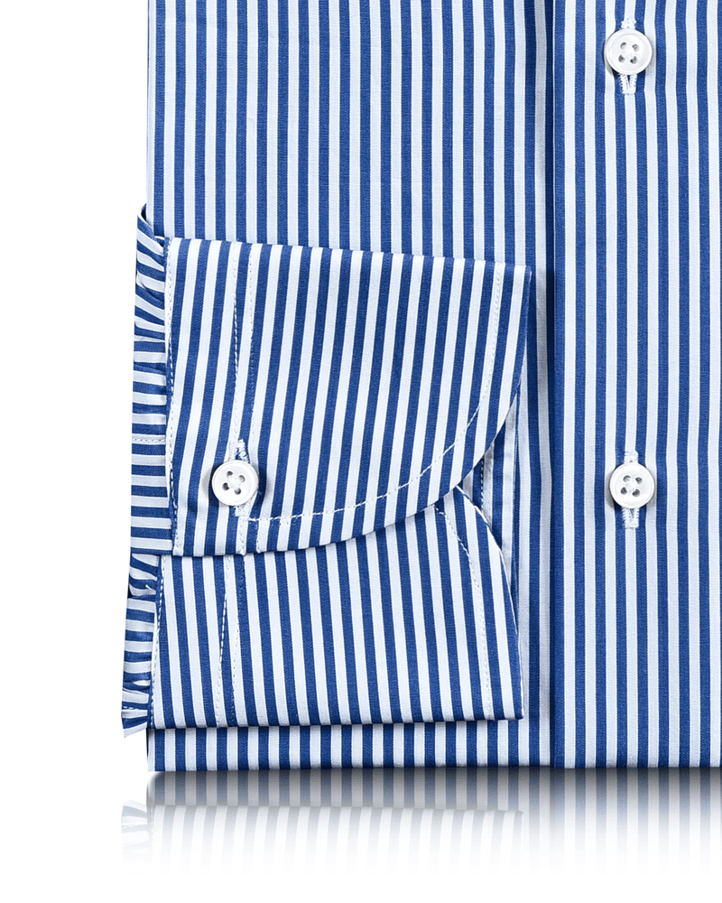 Kornblumen-blaue weiße Süßigkeits-Streifen