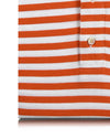 T-Shirt mit orange-weißen Streifen