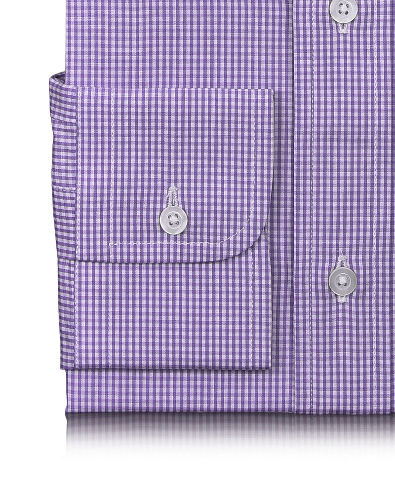 Micro vichy mauve