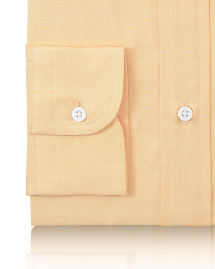 Cotton Poly: Light Yellow End On End Shirt