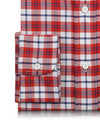 Oxford : Madras rouge marine