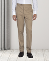 Pantalon en coton sable