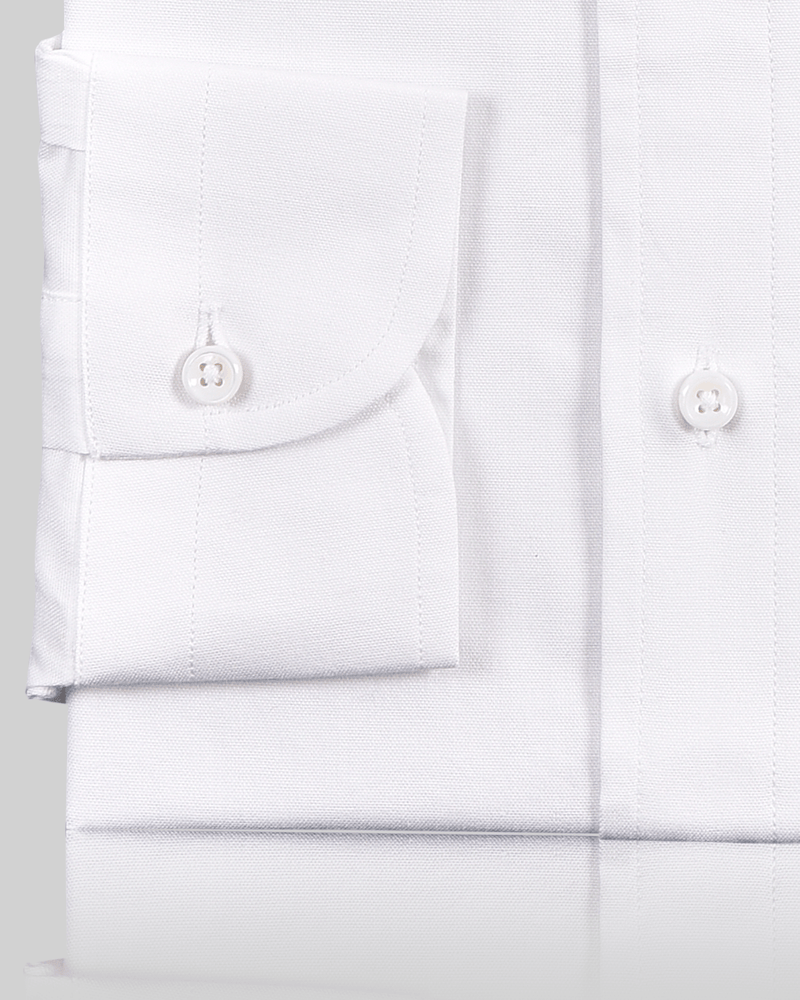 White Pinpoint Oxford Shirt