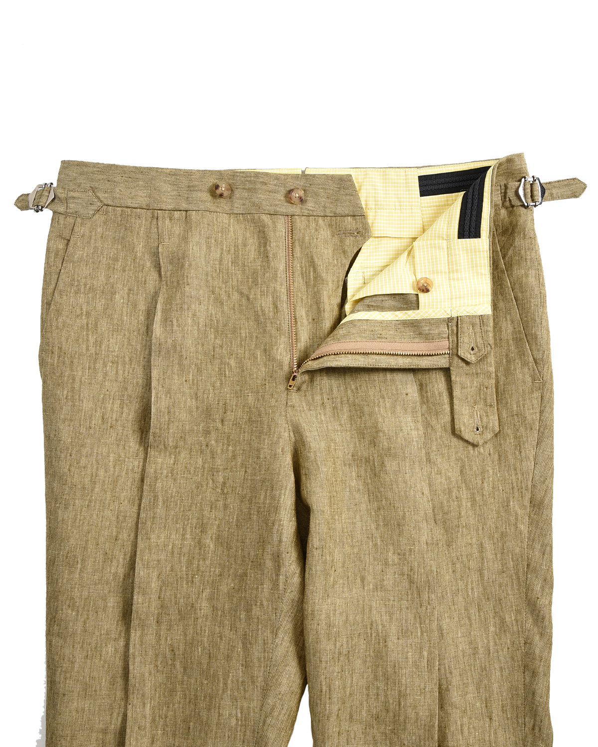 Brown Linen Pant