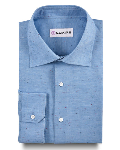 Gesprenkelter blauer Twill
