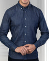 Dark Blue Denim Shirt
