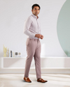 Pantalon chino Gênes violet dégradé