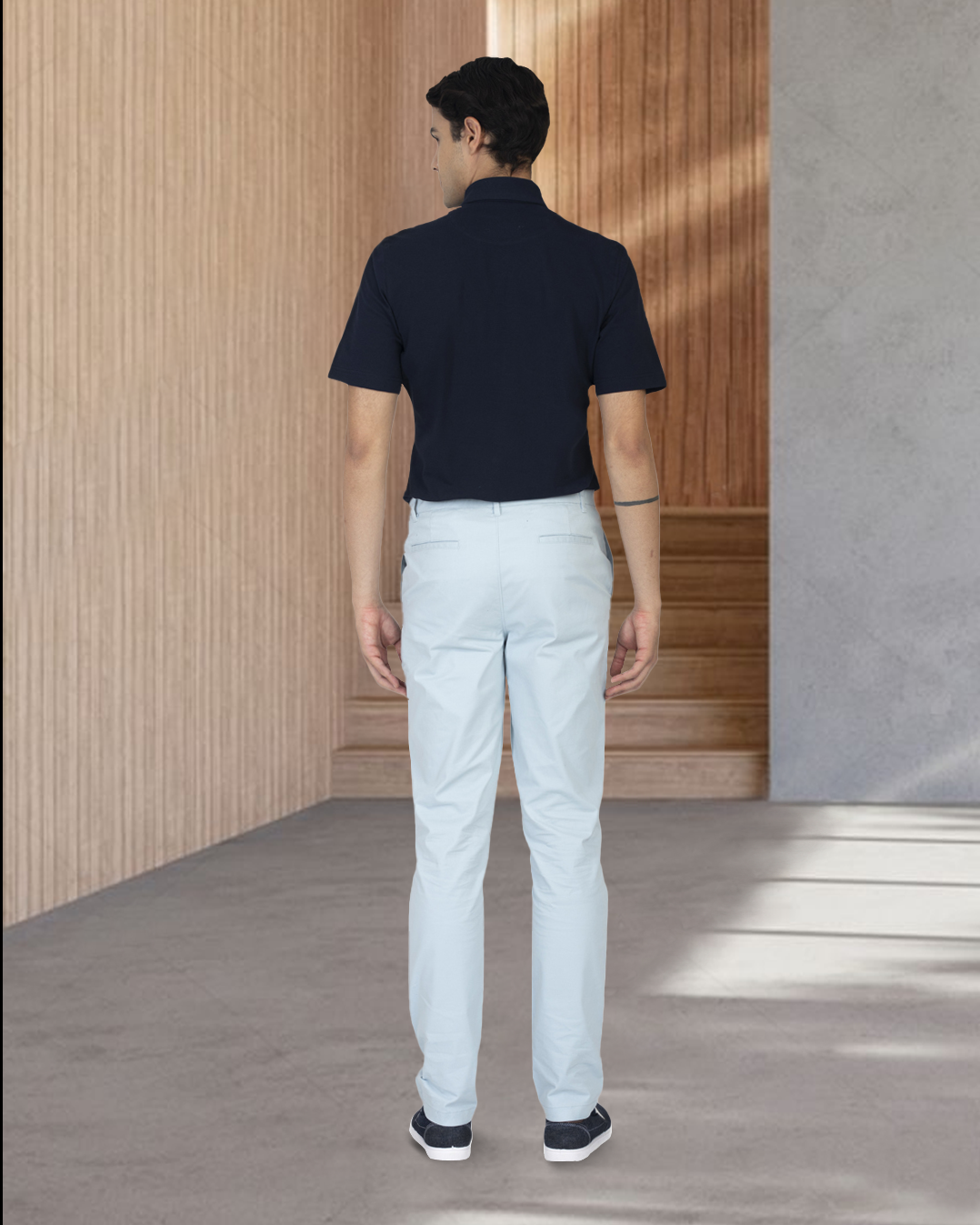 Genoa Powder Blue Chino