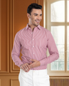 Chemise à rayures rouges EZS