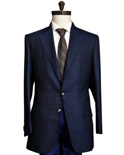 Dugdale Royal Classic Vantage Blue Hopsack Jacke