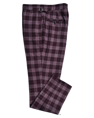 Plaid Tartan Mûrier Argenté ETomas Voilet