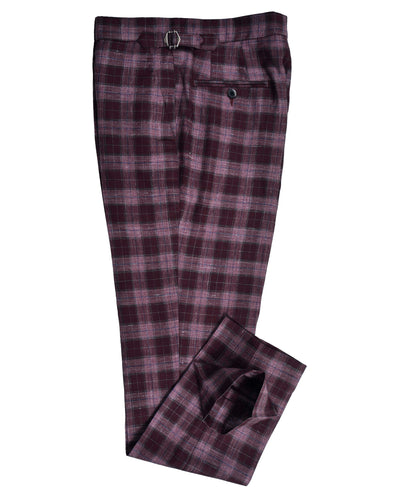 Plaid Tartan Mûrier Argenté ETomas Voilet