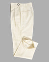 Dugdale Fine Worsted Pant - Cremefarbene Hose