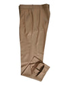 VBC 100 % Wolle: Hellbrauner Twill-Flanell