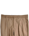 VBC 100 % Wolle: Hellbrauner Twill-Flanell