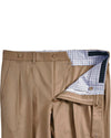 VBC 100 % Wolle: Hellbrauner Twill-Flanell