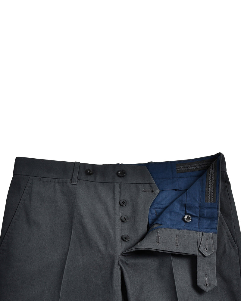Pantalon en toile gris anthracite