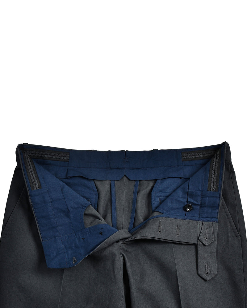 Pantalon en toile gris anthracite