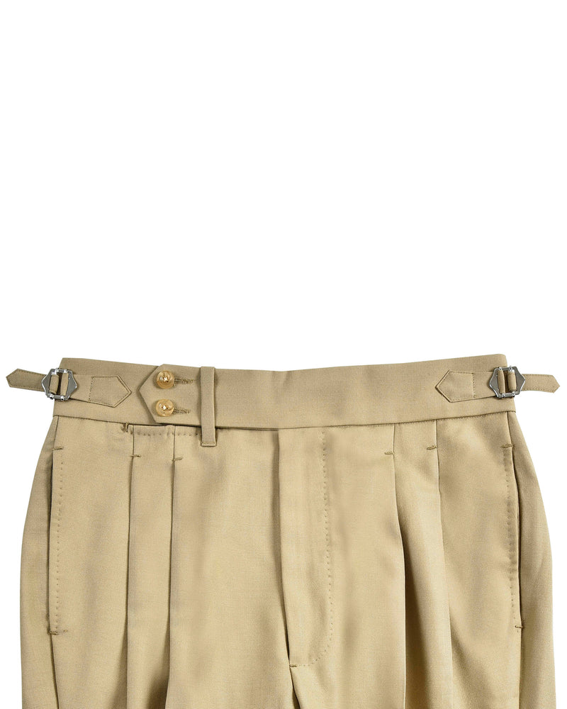 Dugdale Feines Kammgarn Beige Hose