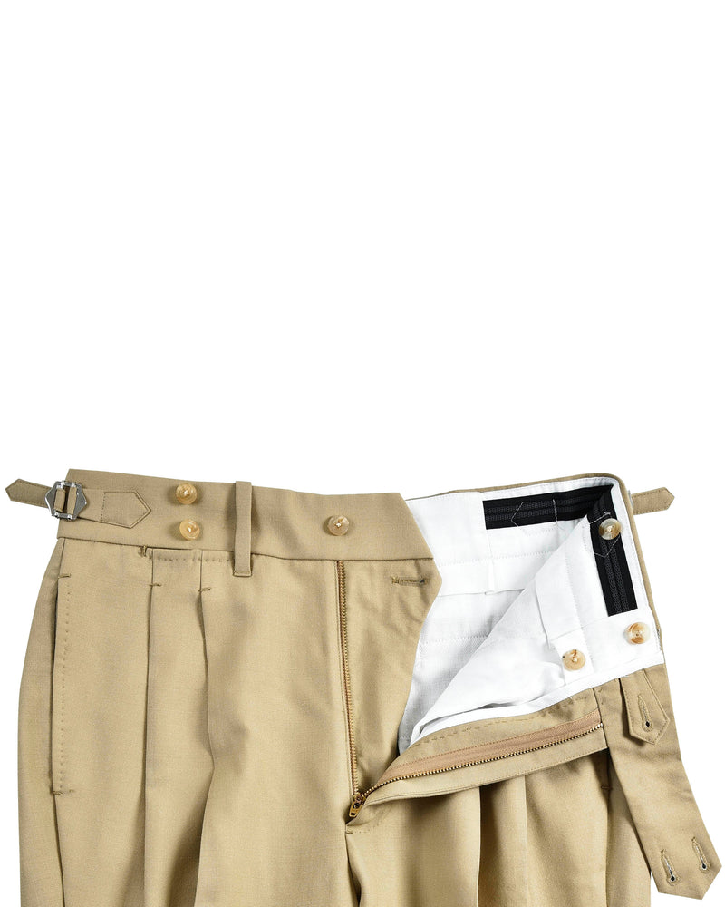 Dugdale Feines Kammgarn Beige Hose