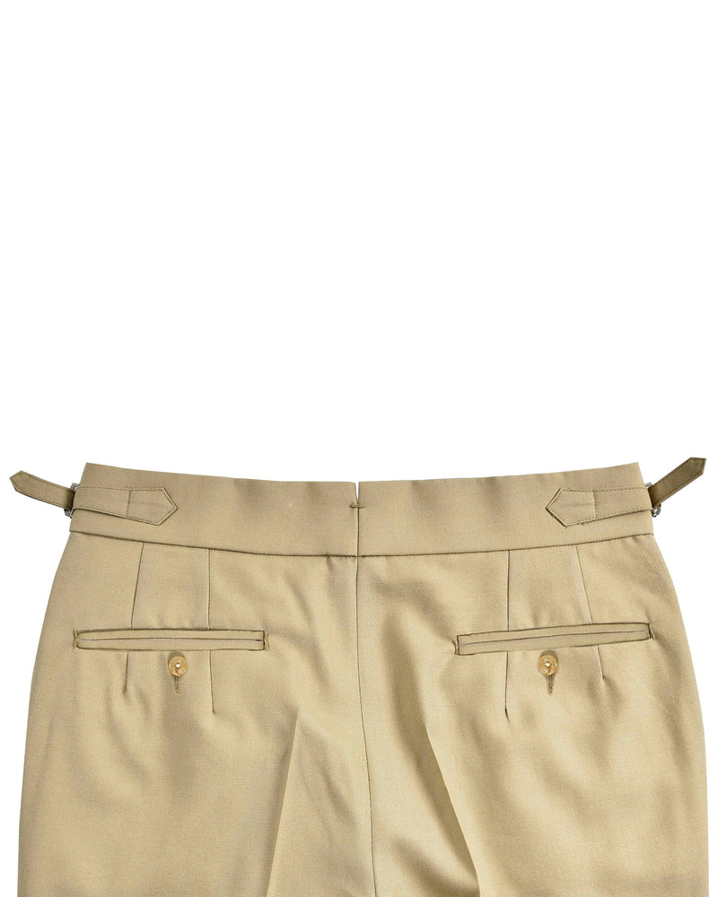 Dugdale Feines Kammgarn Beige Hose