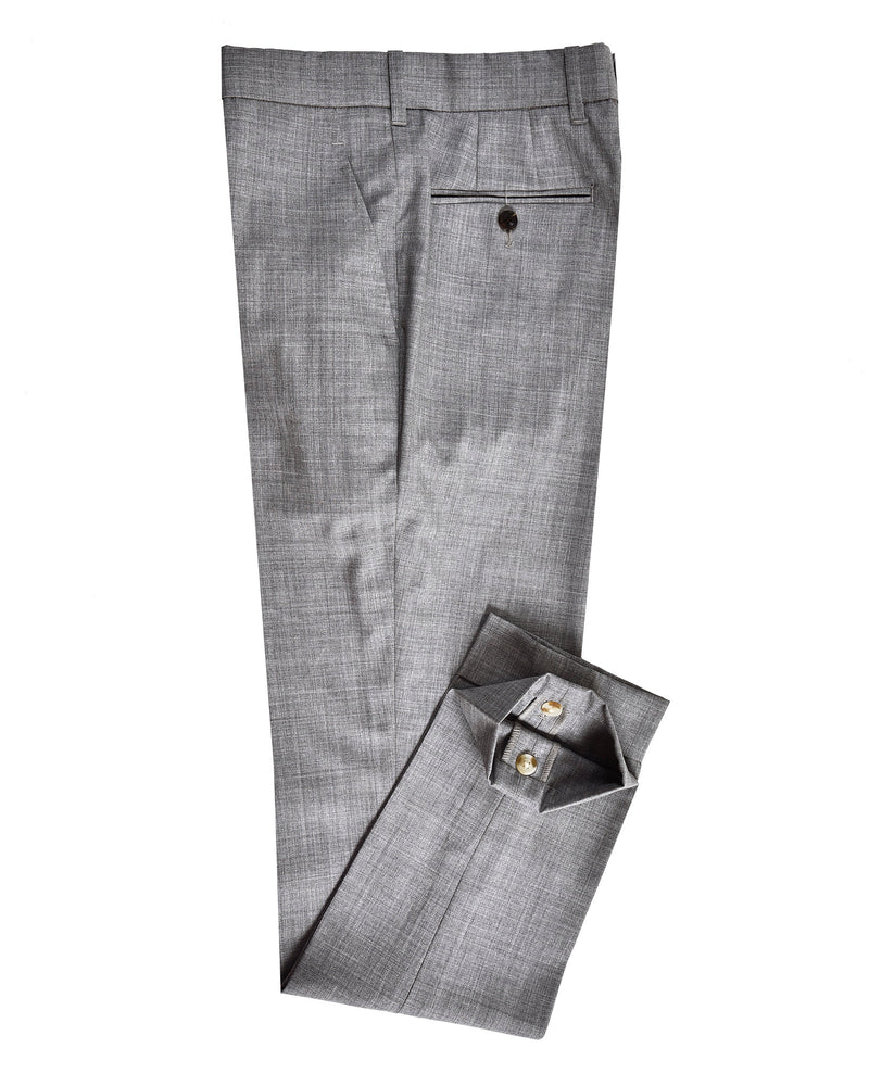 Pantalon habillé gris d'été Vitale Barberis Canonico - 120s 2 plis