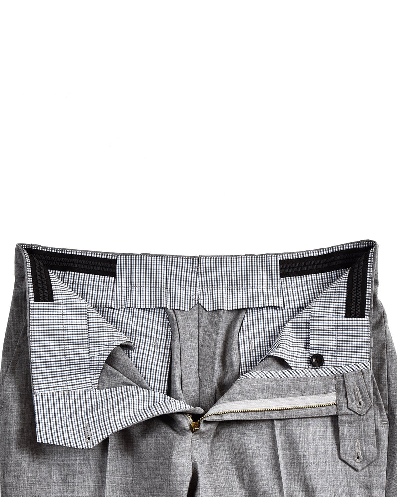 Pantalon habillé gris d'été Vitale Barberis Canonico - 120s 2 plis