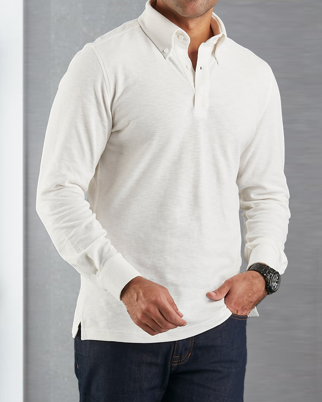 Ivory White Polo T-Shirt