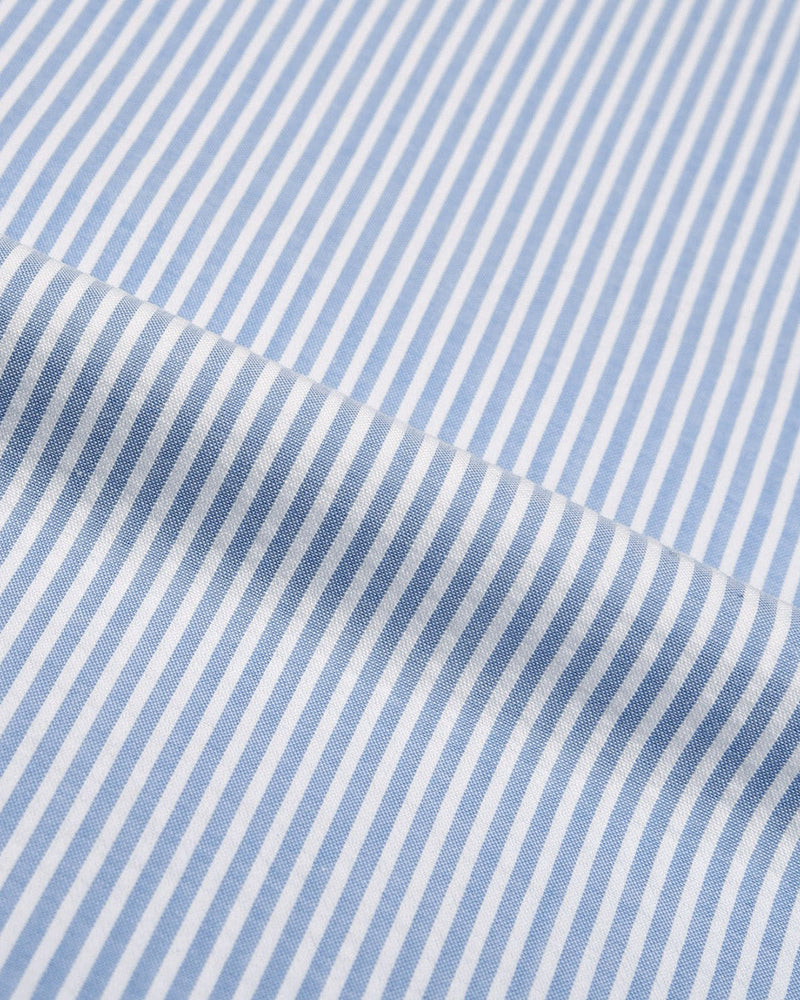 Rayures en seersucker bleu clair