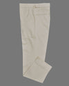 Coton Dobby Lycra : Blanc cassé somptueux