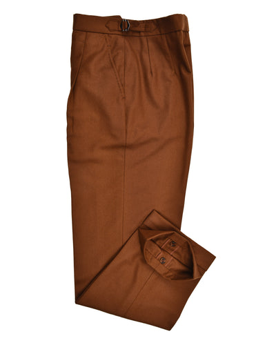 VBC: 100 % Wolle, brauner Flanell