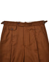 VBC: 100 % Wolle, brauner Flanell