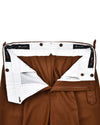 VBC: 100 % Wolle, brauner Flanell