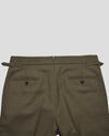 Dugdale Olivbeige Wollflanell-Anzughose