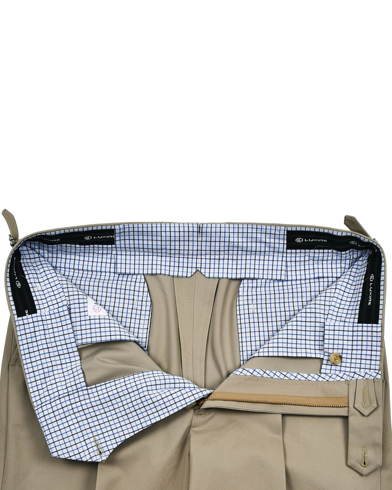 Light Khaki Dehnbare Chino