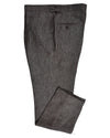 Solbiati Kaffeebraune Leinenhose