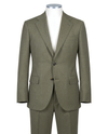 Dugdale Olive Wollflanellanzug