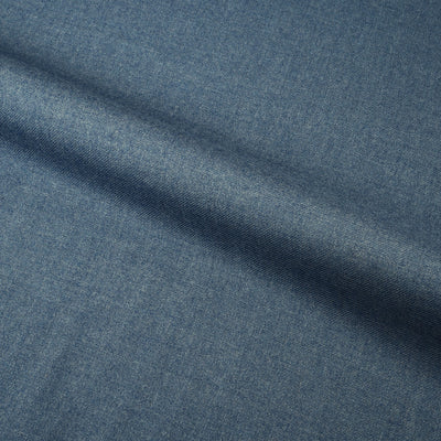 Dugdale Anzughose aus blaugrauem Wollflanell