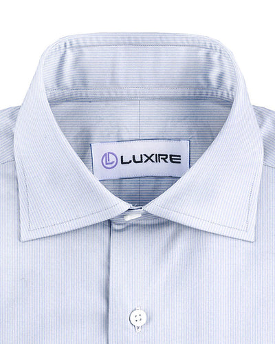 Blue Pinstripes Dress Shirt