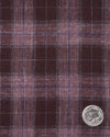 Ethomas Voilet Silver Mulberry Tartan Plaid