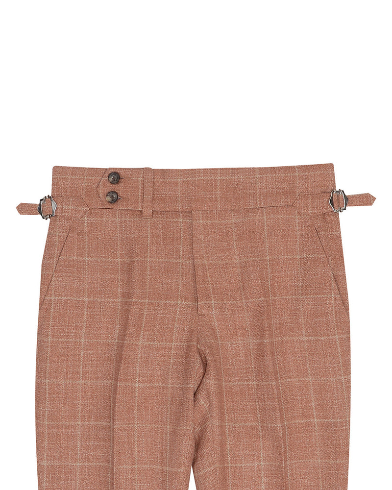 Ethomas Glänzendes Ingwer-Orange-Fensterscheiben-Plaid
