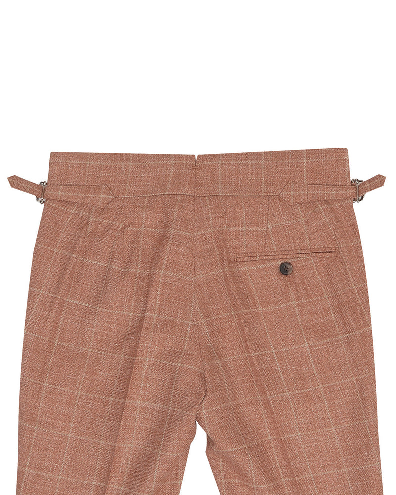 Ethomas Glänzendes Ingwer-Orange-Fensterscheiben-Plaid