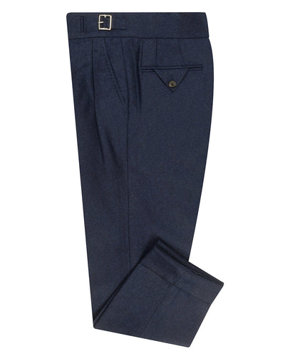 Gurkha-Hose aus marineblauem VBC-Flanell