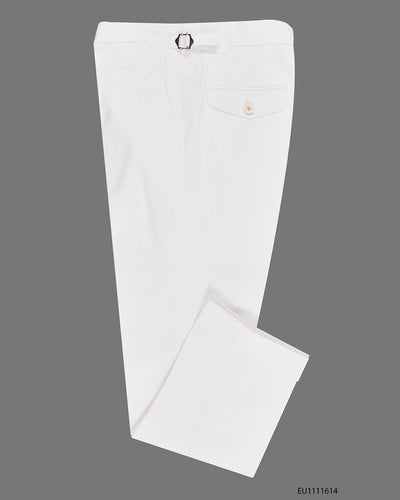 Coton : Sergé d'été blanc