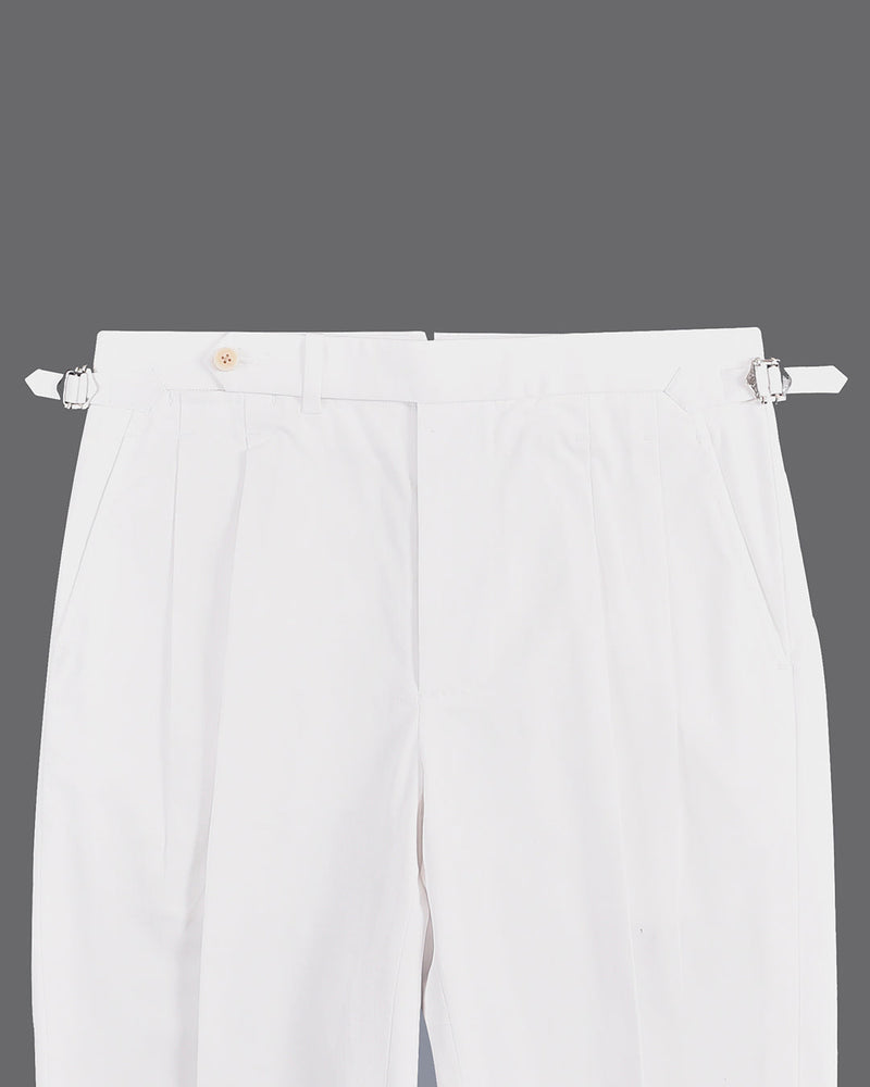 Coton : Sergé d'été blanc