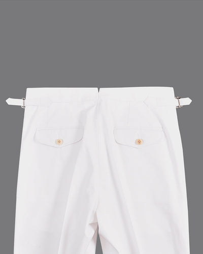 Coton : Sergé d'été blanc