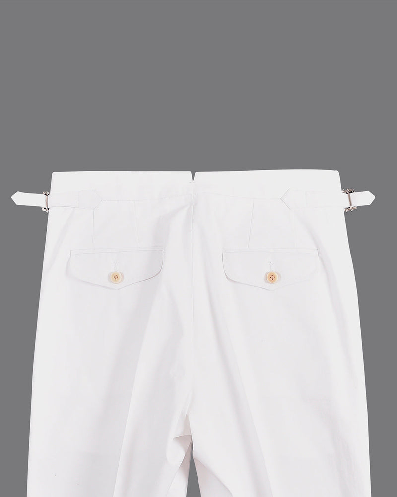 Coton : Sergé d'été blanc